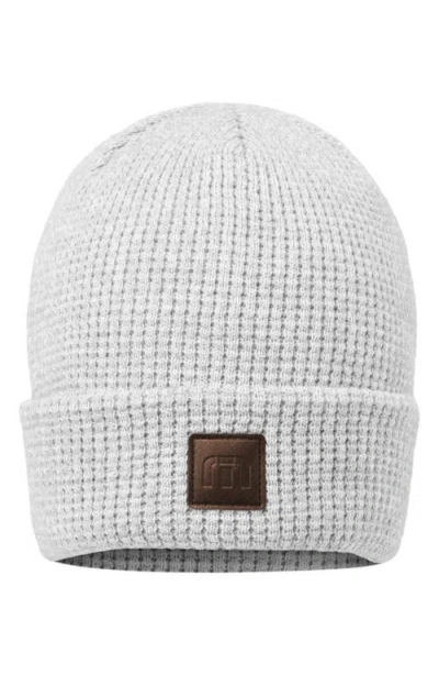 Travismathew Cloud Waffle Beanie In White