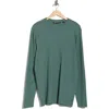 Travismathew Cloud Waffle Crewneck Tee In Green