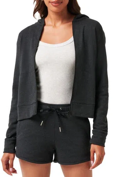 Travismathew Cloud Zip Hoodie In Black