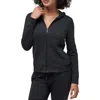 Travismathew Cloud Zip Hoodie In Heather Black