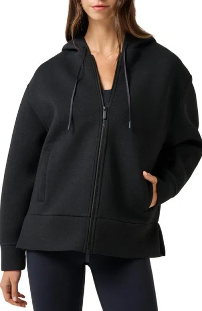 Travismathew Cloudscape Zip-up Hoodie Jacket In Black