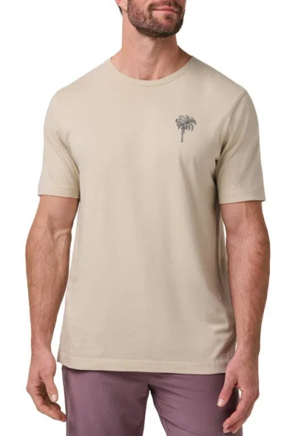 Travismathew Club Member Cotton Graphic T-shirt In Nude