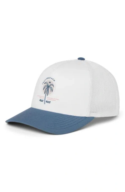 Travismathew Coastal Charm Snapback Ball Cap In White