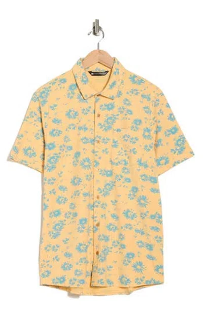 Travismathew Coconut Shrimp Woven Short Sleeve Shirt