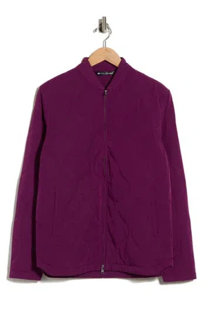 Travismathew Come What May Quilted Jacket In Purple