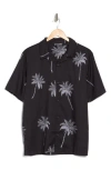 Travismathew Comedy Show Short Sleeve Button-up Shirt In Black
