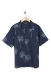 Travismathew Comedy Show Short Sleeve Button-up Shirt In Navy