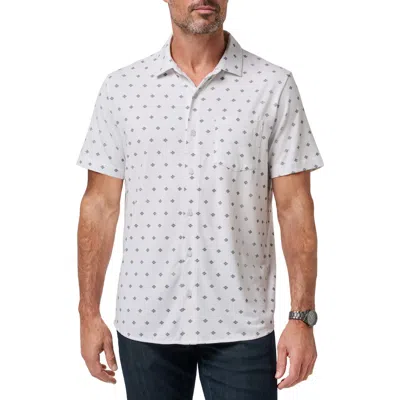 Travismathew Comfortknit Swing Pocket Polo In White