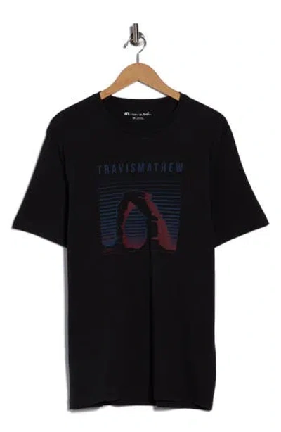 Travismathew Cool Coyote Graphic T-shirt In Black