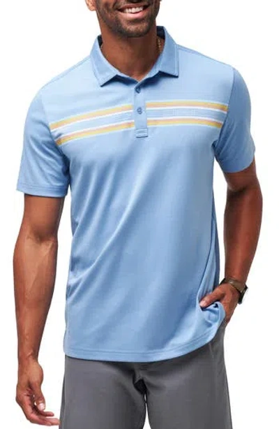 Travismathew Coral Beds Cotton Blend Polo In Quiet Harbor