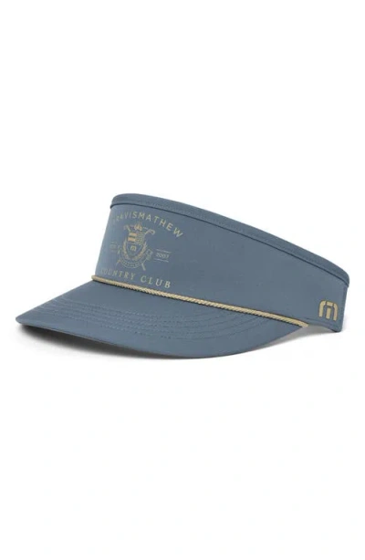 Travismathew Country Club Visor In Blue