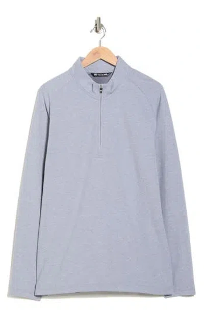 Travismathew Dawn Hike Half Zip Pullover In Gray