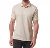 Travismathew Deco Polo Shirt In Moonbeam In Neutral
