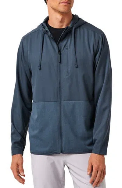 Travismathew Deepspace Colorblock Hooded Jacket In Blue