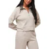 Travismathew Delightful Half Zip Pullover In Brown