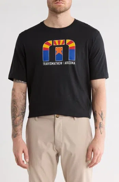 Travismathew Desert Man Cotton Graphic T-shirt In Black