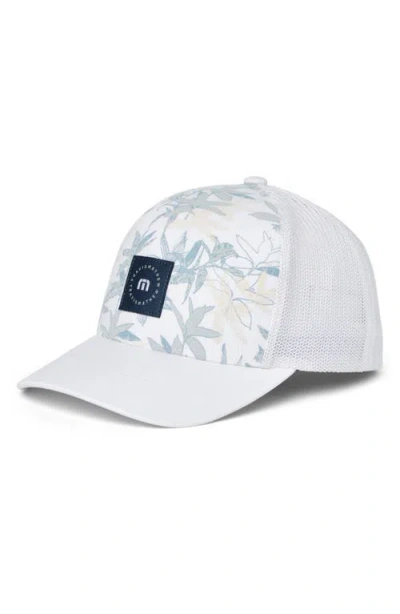 Travismathew Diamond Club Baseball Cap In White
