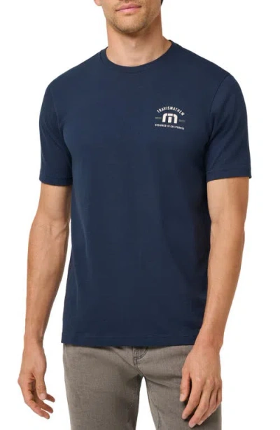 Travismathew Duty Free Graphic T-shirt In Blue