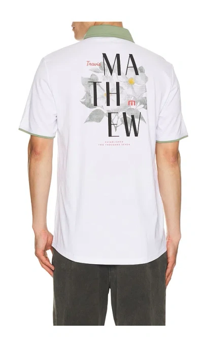 Travismathew Energy Polo In White