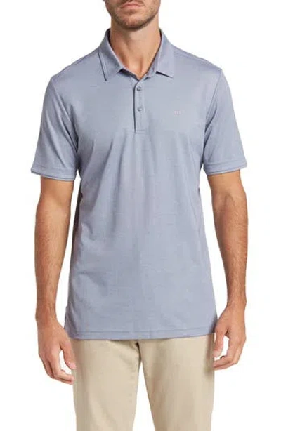 Travismathew Excursion Knit Polo In Blue