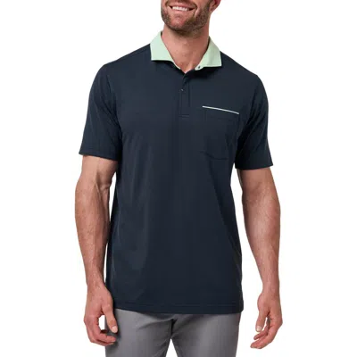 Travismathew Fairway To Heaven Polo In Blue
