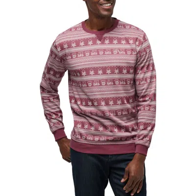 Travismathew Family Time Sweatshirt In Roan Rouge