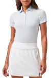 Travismathew Featherweight Active Polo In Heather Kentucky Blue