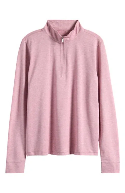 Travismathew Featherweight Active Pullover In Heather Foxglove