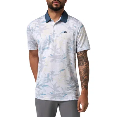 Travismathew Featherweight Drift Floral Polo In White