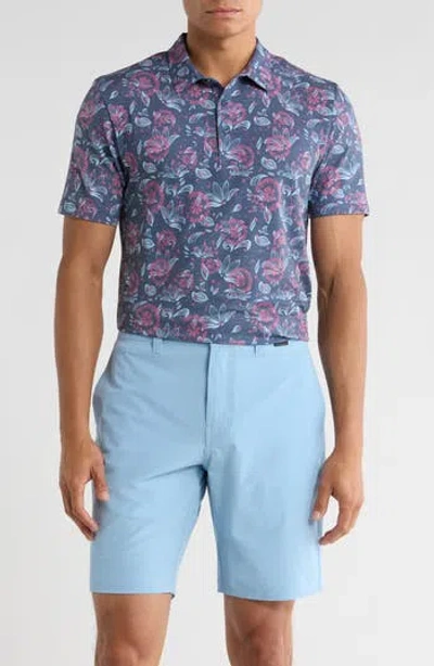 Travismathew Featherweight Flouri Polo In Burgundy