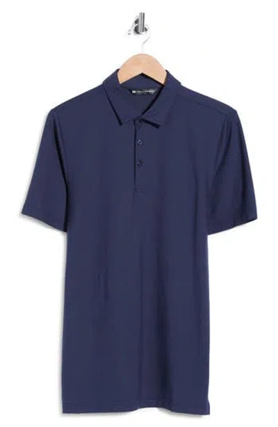 Travismathew Featherweight Performance Polo Shirt In Blue