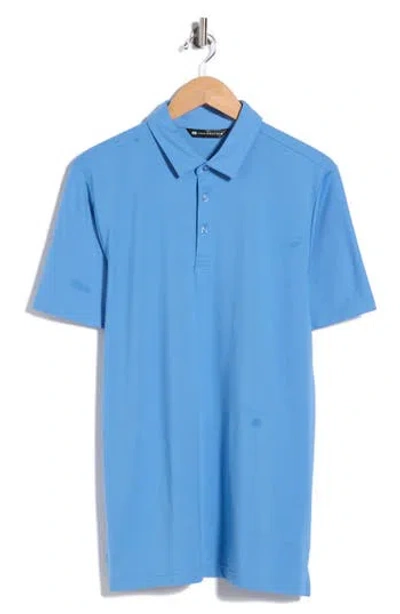 Travismathew Featherweight Performance Polo Shirt In Blue