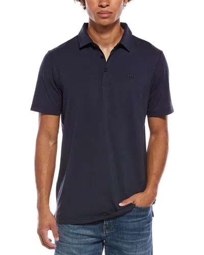 Travismathew Featherweight Performance Polo Shirt In Blue