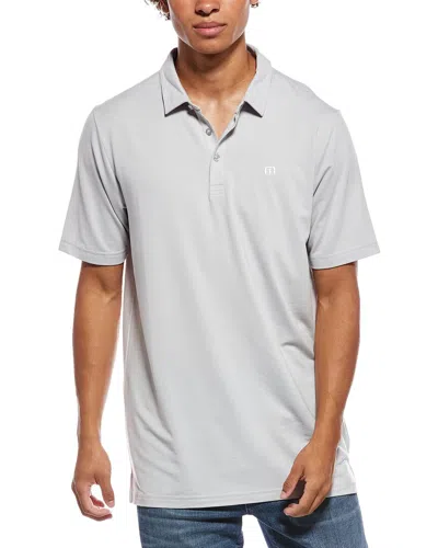 Travismathew Featherweight Performance Polo Shirt In Gray