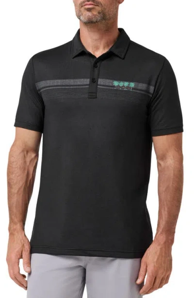 Travismathew Featherweight Polo In Black