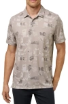 Travismathew Featherweight Spritz Piqué Polo In Multi