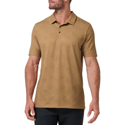 Travismathew Featherweight Terrace Performance Polo In Brown