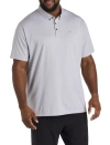 Travismathew Fit By Dxl Big & Tall Handsome Town Polo Shirt In Gray