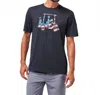 Travismathew Flag Flyer Tee In Black In Black