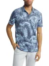 Travismathew Forest Reserve Leaf Print Polo In Multi