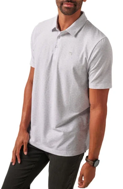 Travismathew Free Passage Polo In White/grey