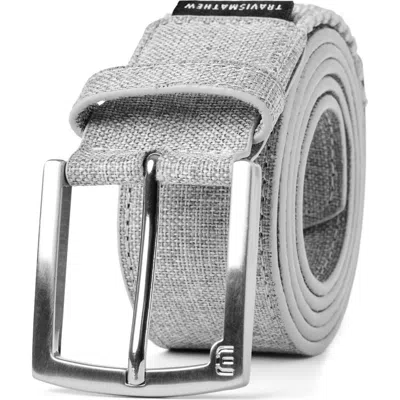 Travismathew Fresh Look Woven Belt In Transparent