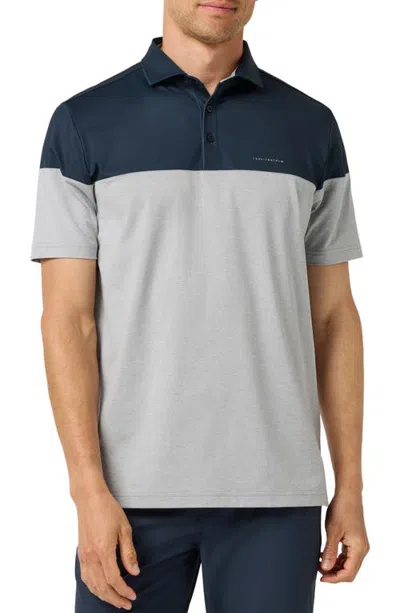 Travismathew Full Round Performance Polo In Black