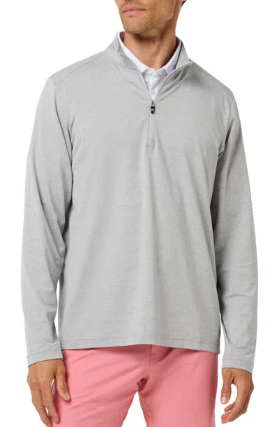 Travismathew Full Round Quarter Zip Pullover In Gray