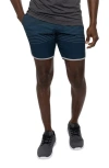 Travismathew Go Time 3.0 Stretch Performance Shorts In Blue Nights