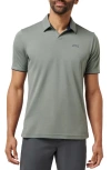 Travismathew Half Set Polo In Green