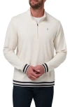 Travismathew Happier Hour Quarter Zip Top In White