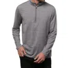 Travismathew Havasu 2.0 Quarter Zip Pullover In Sleet/quiet Shade In Multi
