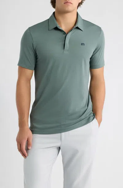 Travismathew Heater Performance Jersey Polo In Green