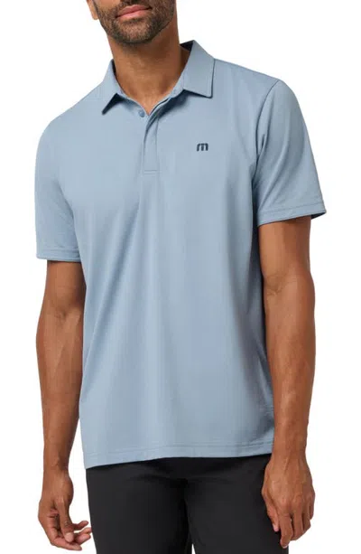 Travismathew Heater Performance Jersey Polo In Blue
